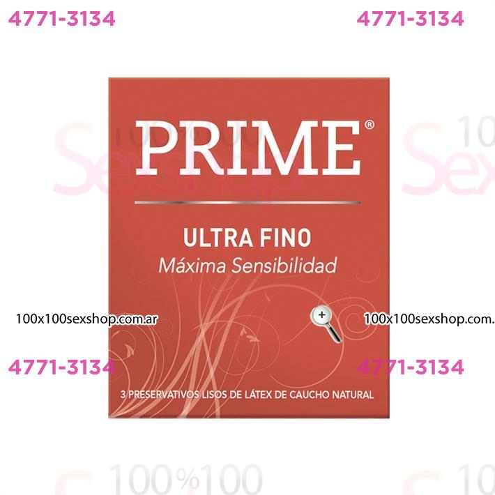 Cód: CA FP ULTRAF - Preservativo Prime Ultrafino - $ 6000